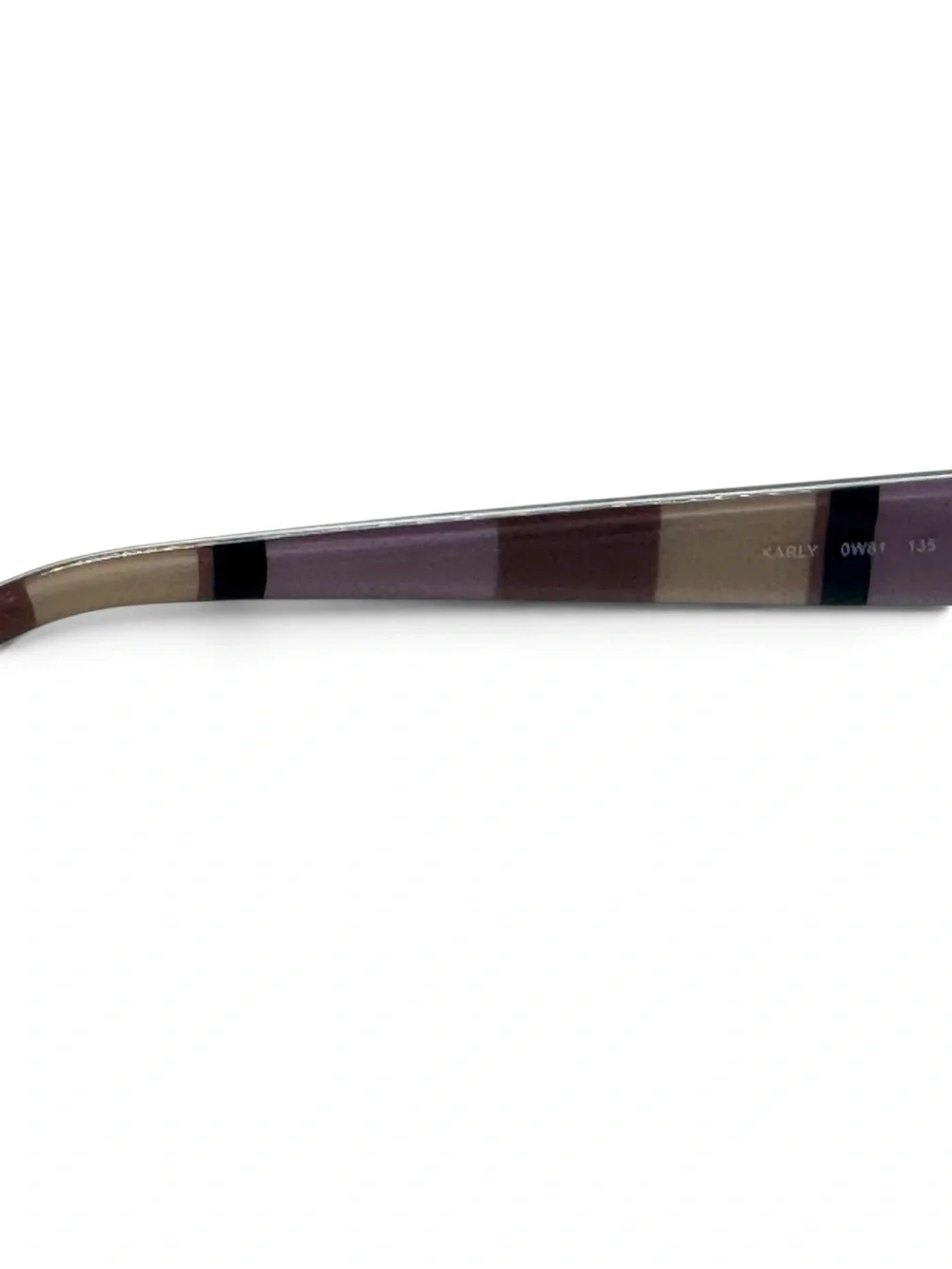 Kate Spade New York Karly Eyeglasses Black Rectangular Plaid Temples 135